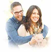 Real Christian singles couple married on Fusion101.com!