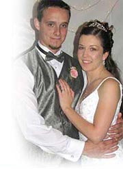 Real Christian singles couple married on Fusion101.com!